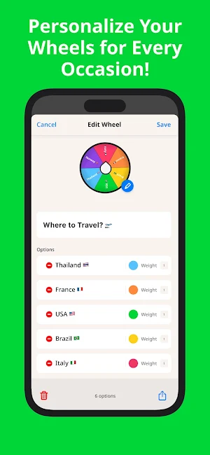 Spin roulette Wheel of Choices Screenshot 2
