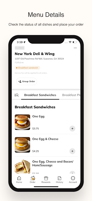 New York Deli & Wing Screenshot 1