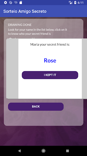 Secret santa generator at time Screenshot 3
