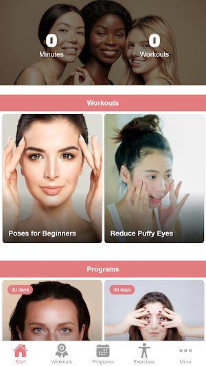 Face Yoga - Facial Exercises To Do At Home Screenshot 0