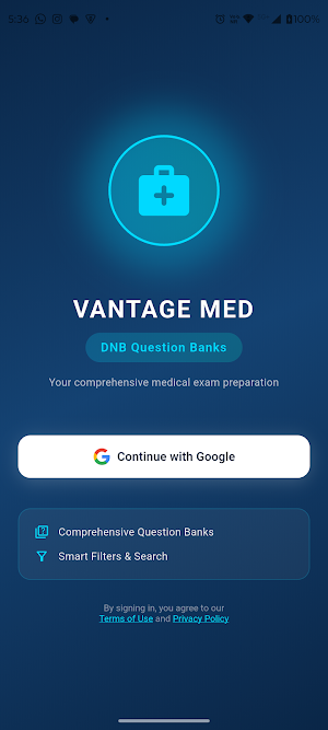 Vantage Med-DNB Question Banks Screenshot 0