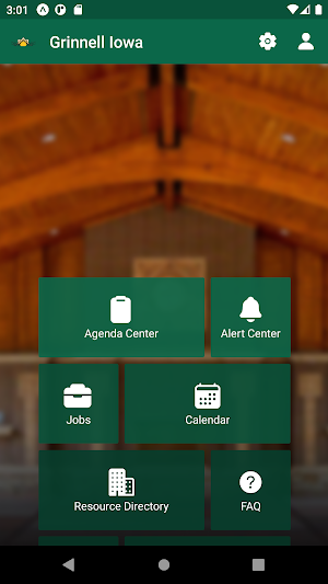 Grinnell Website Mobile App Screenshot 0