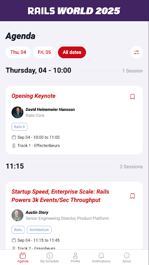 Rails World Screenshot 1