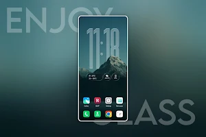 GlassOS - KLWP Screenshot 1