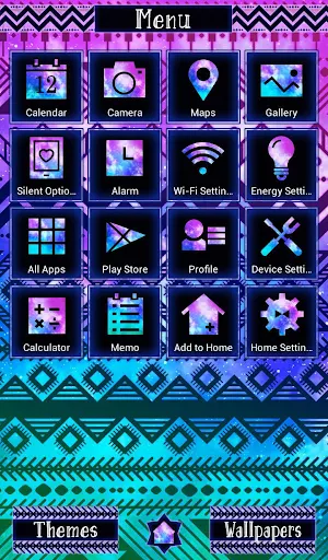 Tribal Galaxy Theme Screenshot 1