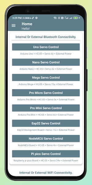 Arduino Servo Controls PRO Screenshot 0