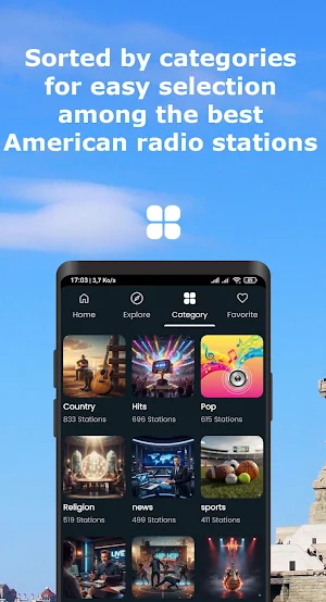 Radio USA – Live FM Radios Screenshot 1