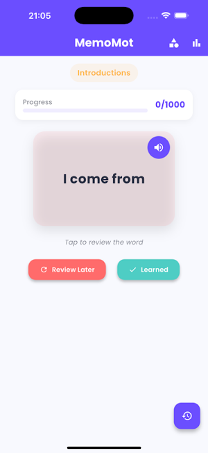 MémoMot - Apprendre Facilement screenshot 4
