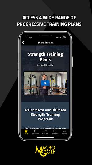 Macro Golf Fitness Screenshot 2