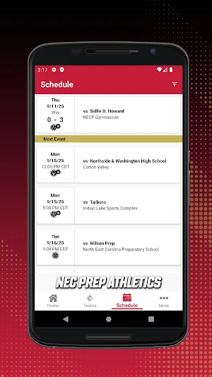 North East Carolina Prep Screenshot 1