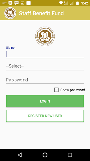 DDA - Staff Benefit fund Screenshot 1