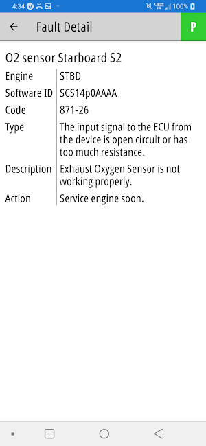 Mercury Diagnostic App Screenshot 2
