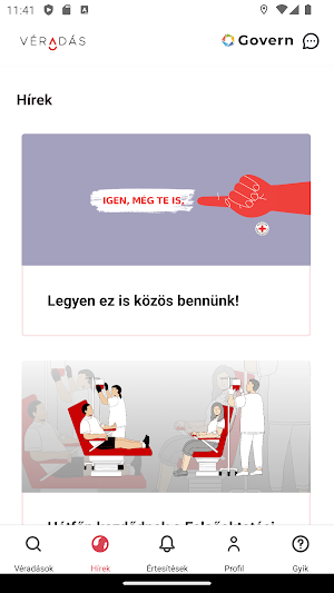 Vöröskereszt - Véradás Screenshot 1