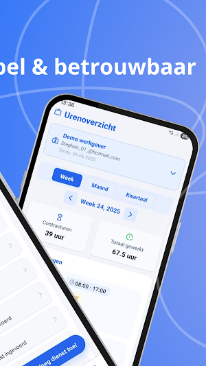 UrenApp Screenshot 1