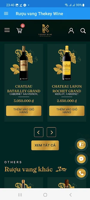 Rượu vang Thekey Wine Screenshot 2