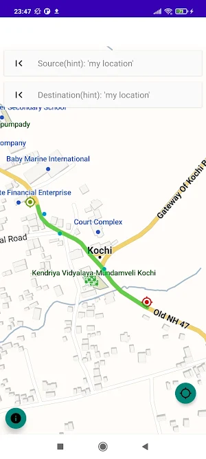 Kochi India Offline Map Screenshot 0