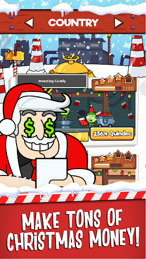 Santa’s Capitalist Factory - Idle Xmas Tycoon Screenshot 1