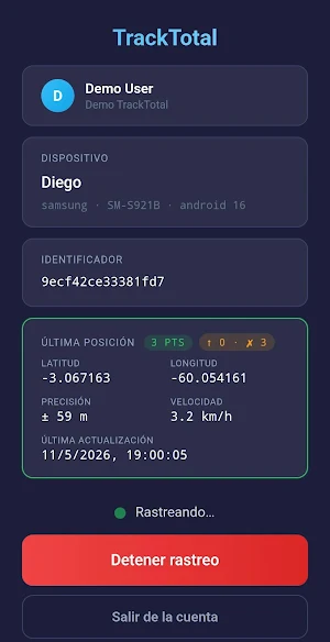 Tracktotal Screenshot 2