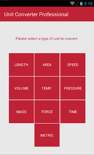 Unit Converter Professional Screenshot 0