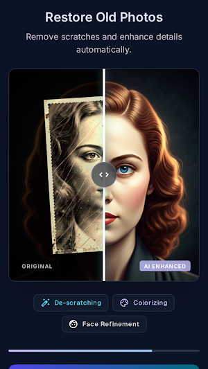 PixClear – AI Photo Enhancer Screenshot 1