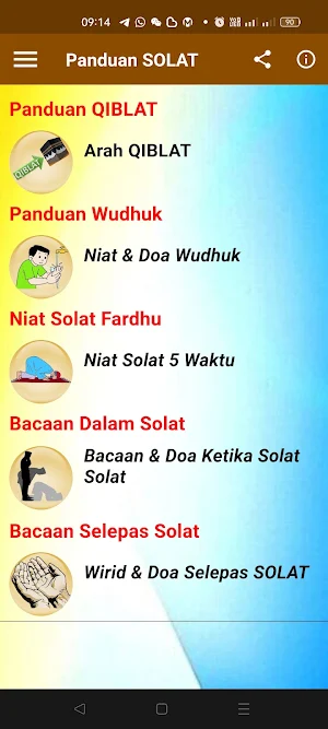 Panduan SOLAT & Arah QIBLAT Screenshot 1
