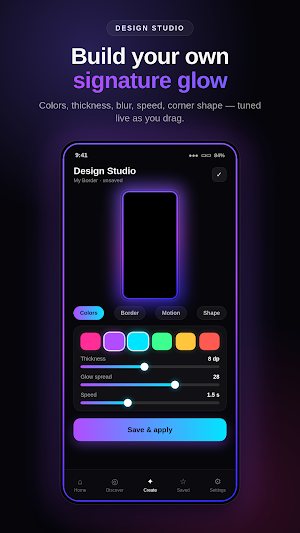 Neon Borders - Edge Lighting Screenshot 3