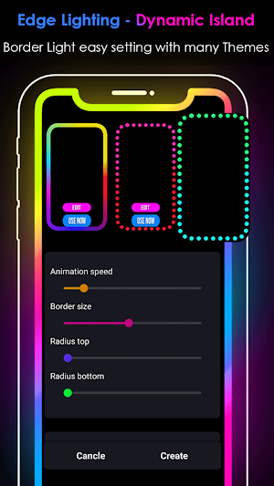 Edge Lighting - Dynamic Island Screenshot 1