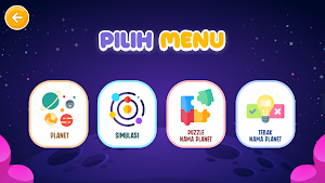 Tata Surya Simulasi + Puzzle Screenshot 1