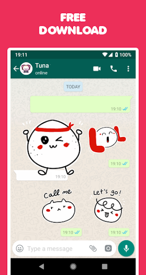 可爱贴纸 Cute Stickers by Lysart Screenshot 3