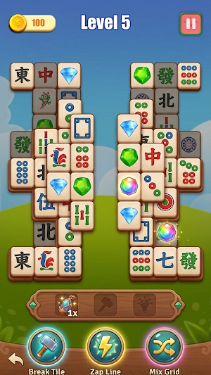 Mahjong Solatire Zen Tile Game Screenshot 1