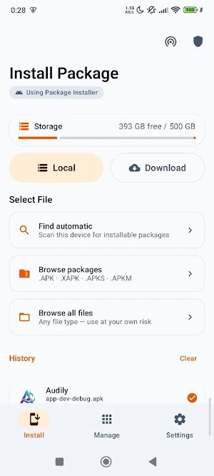 Universal Installer Screenshot 1