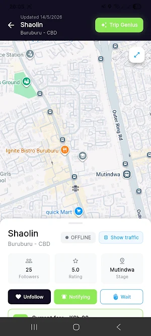 Nganya Live Driver Screenshot 1