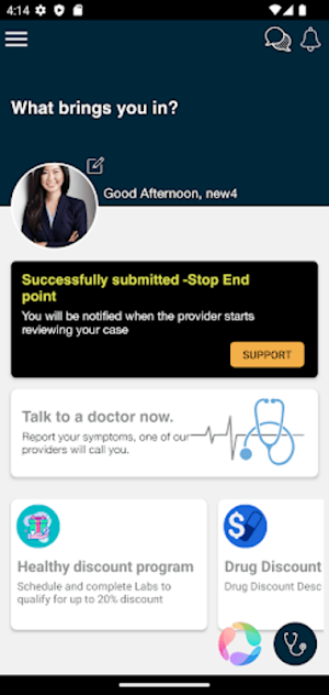 GenieMD Telehealth Screenshot 1