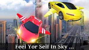 Flying Sports Car Screenshot 1