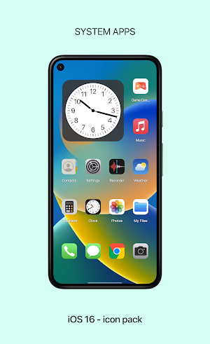 iOS 16 - icon pack Screenshot 0