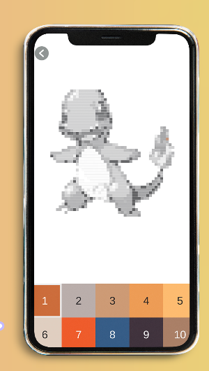 Pokepixel Color By Number -Poke Coloring Pixel Art Screenshot 2