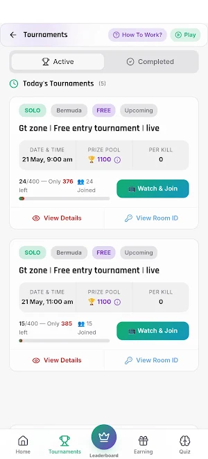 Zero - Free Fire Tournament Screenshot 1