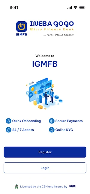 IGMFB Personal Banking Screenshot 1