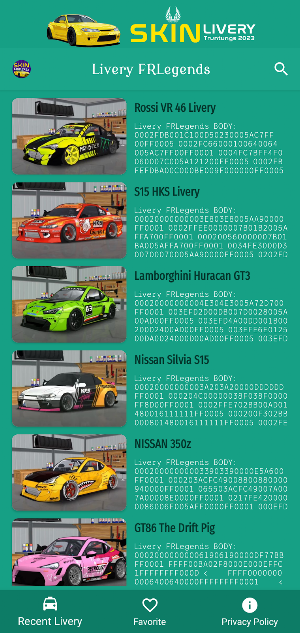 Livery FRLegends Skins Screenshot 1
