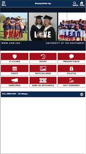 Mustang Mobile App Screenshot 0