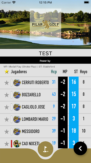 Pilar Golf Screenshot 2