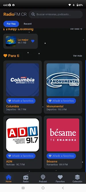 TicoRadio FM Screenshot 1