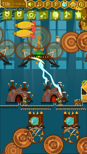 Steampunk Idle Spinner: Coin Machines Screenshot 3
