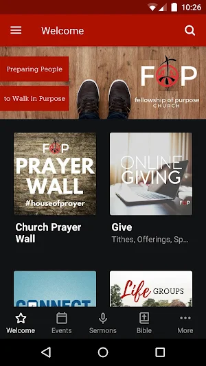 Fellowship of Purpose Church Screenshot 0