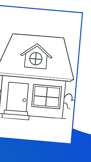 How To Draw Beautiful House: Step By Step Drawing Screenshot 1
