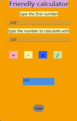 Friendly calculator Screenshot 3