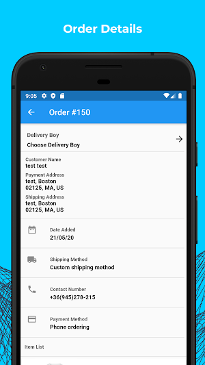 Delivery Boy Mobile Application for CS-Cart Screenshot 2