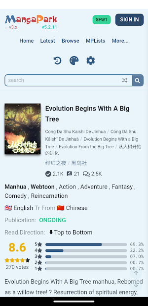 Mangapark Screenshot 3