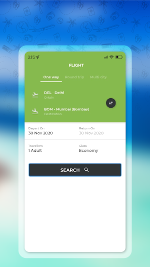 Skytrips - Flight Hotel Holida Screenshot 3