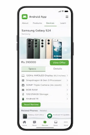 Android app Screenshot 1